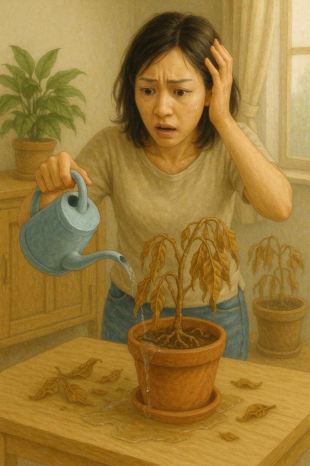 水やりに失敗する夢が示す兆し