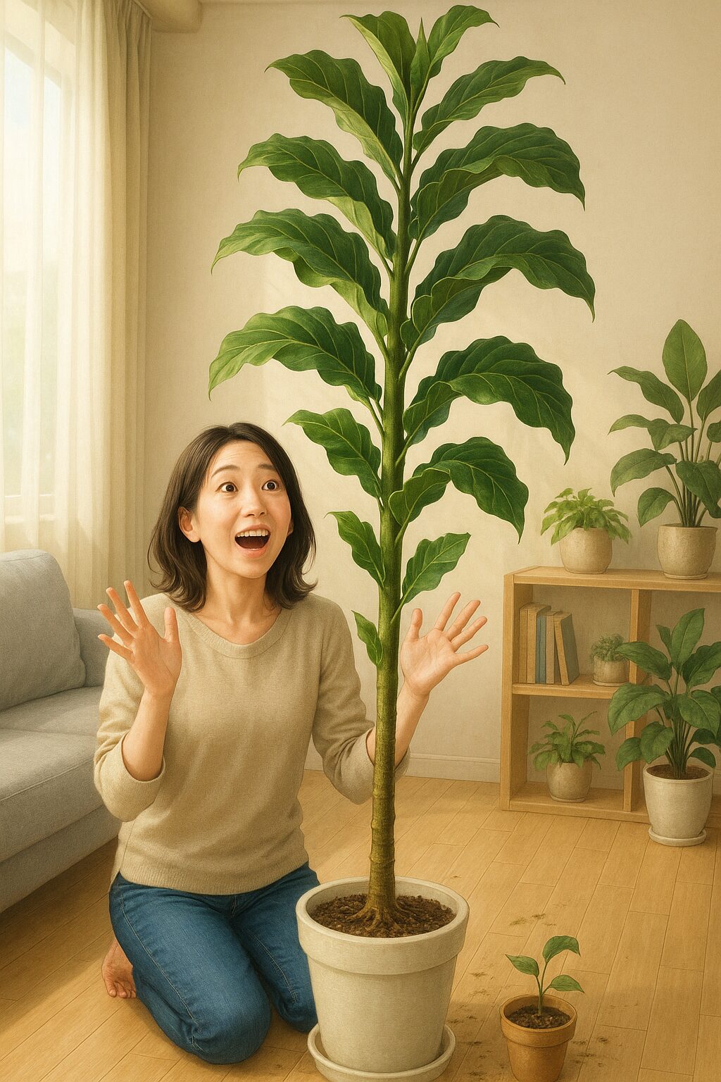 急成長する夢が意味する運気