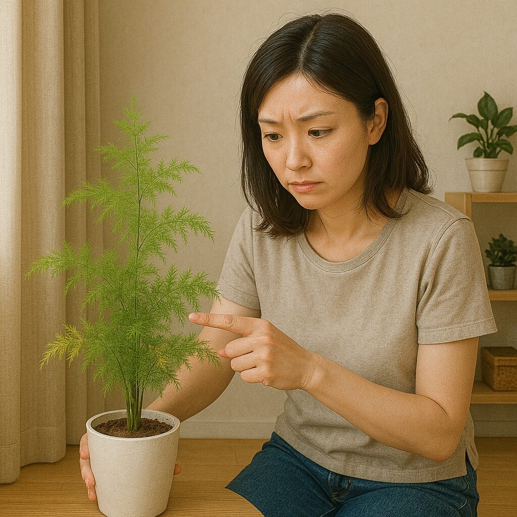 観葉植物アスパラガス育て方の注意点