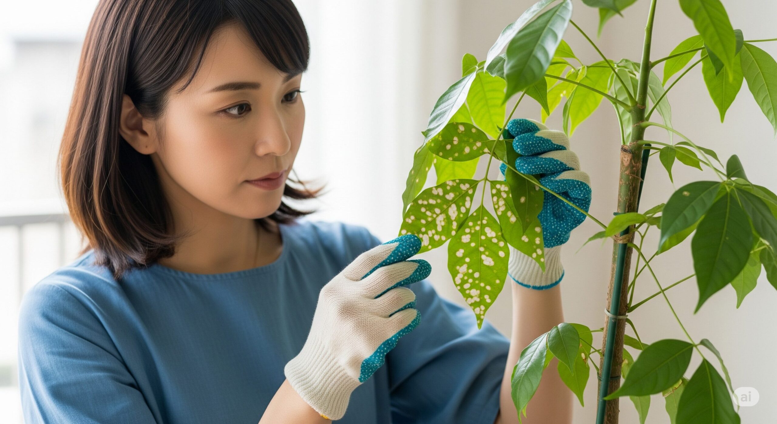 根元白いのはカビ？見分け方