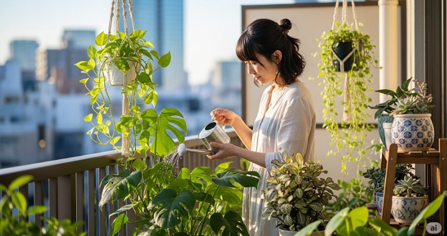 観葉 植物 ベランダ 出しっぱなし