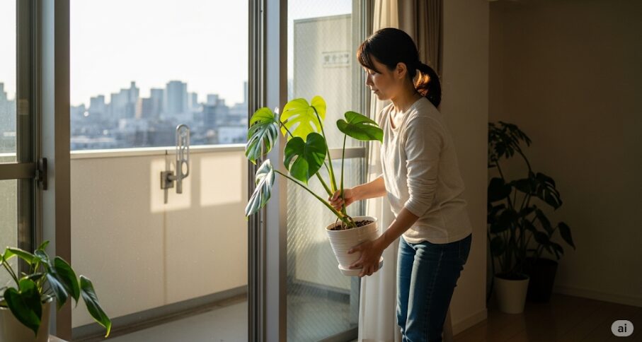 ベランダで観葉植物を出すタイミング