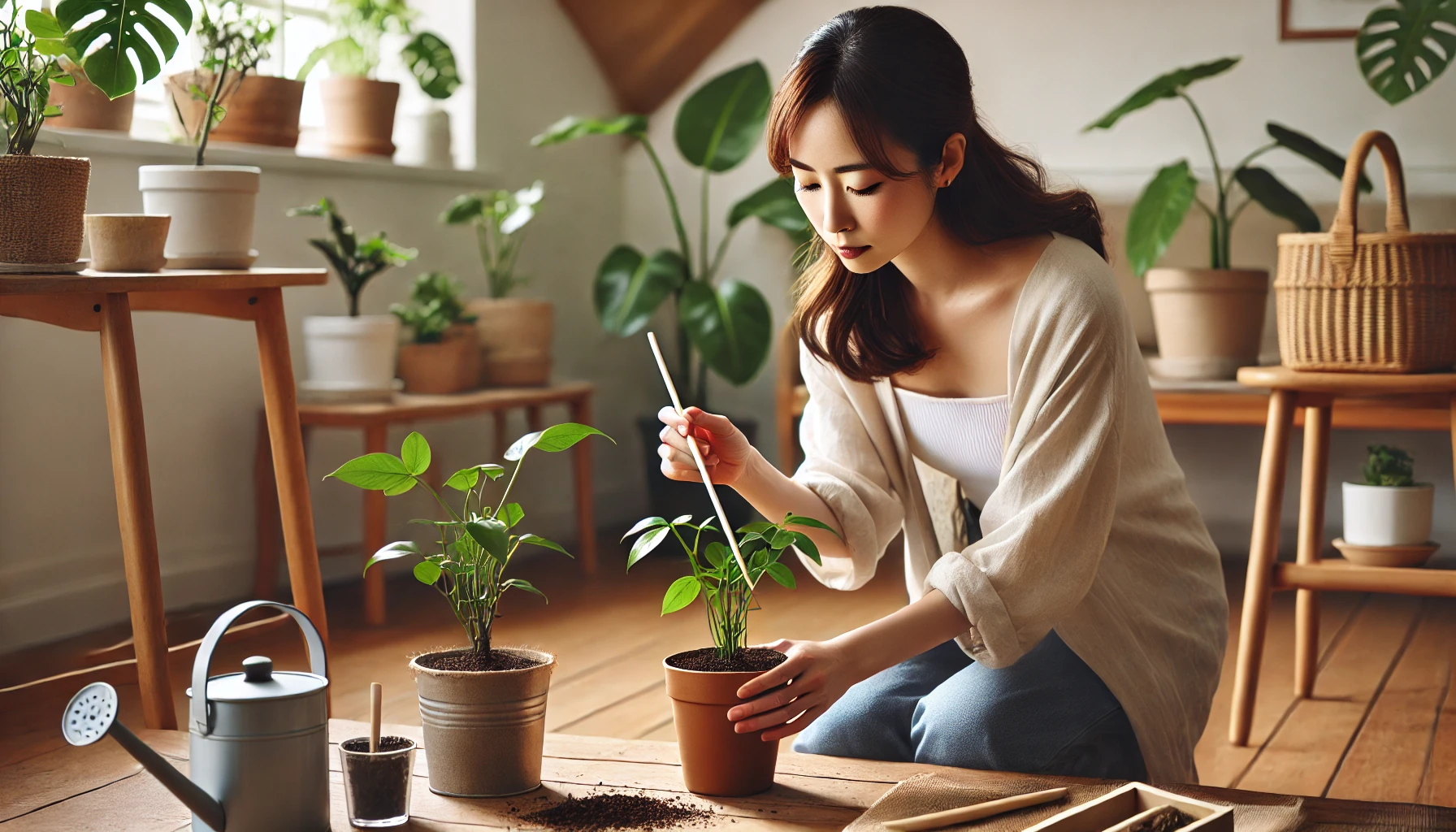 観葉 植物 水 やり チェッカー 100 均