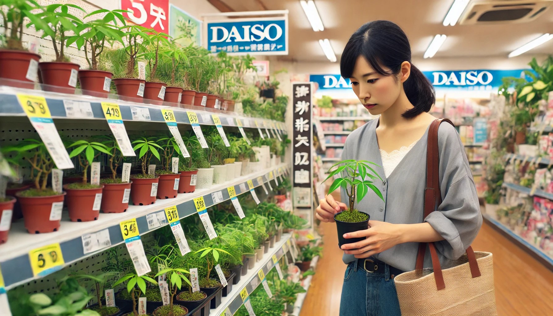ダイソーで実生パキラは買えるのか