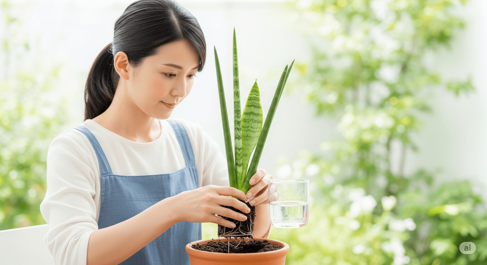水耕栽培から土への植え替え方法