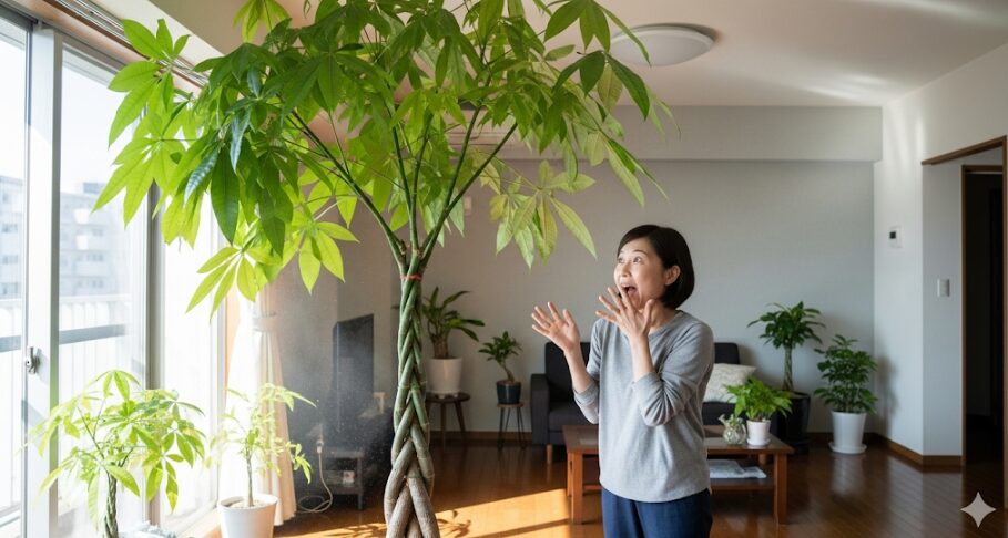パキラの花言葉は「快活」と「勝利」