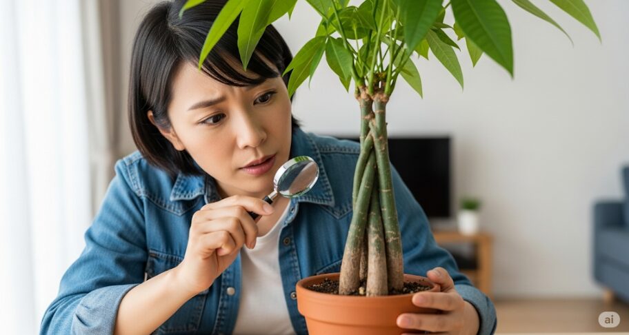 パキラ 実生 苗 見分け 方