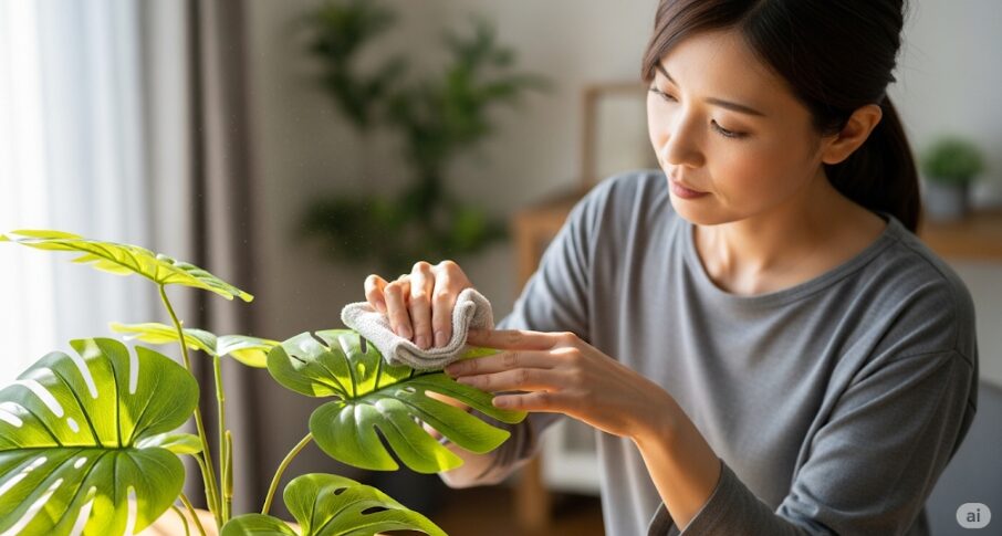 フェイクグリーンと造花の違いを解説
