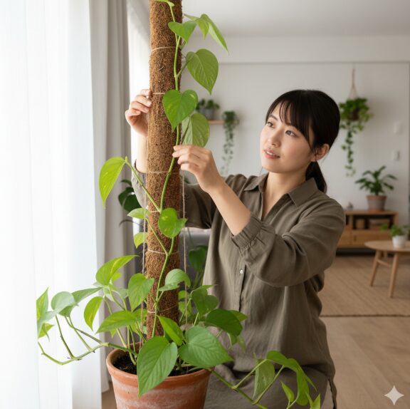 ポトスを上に伸ばしたいのですがどうしたらいいですか？