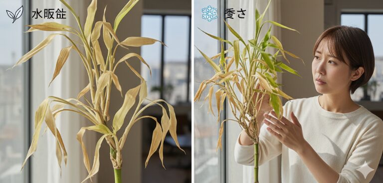 ミリオンバンブーが枯れる・黄色くなる原因