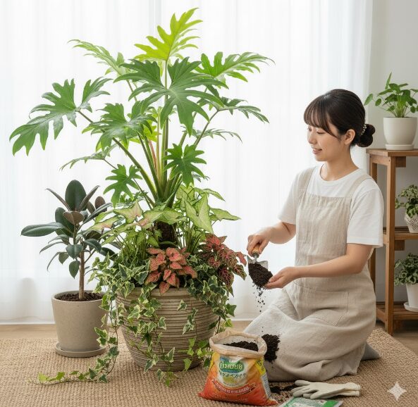 セロームの寄せ植えのやり方（作り方のコツ）