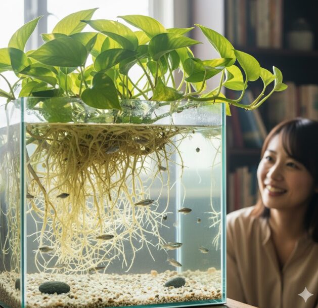 ポトスとメダカの混泳は可能?