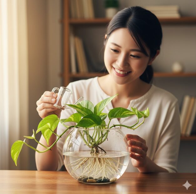 ポトス 水槽 ベタ エビ