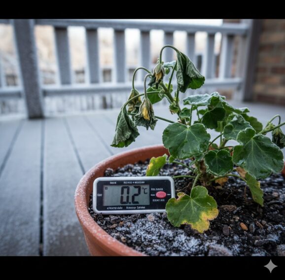 アイビーゼラニウムの耐寒性。何度まで？