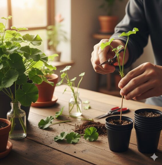 挿し木で保険株を作る方法