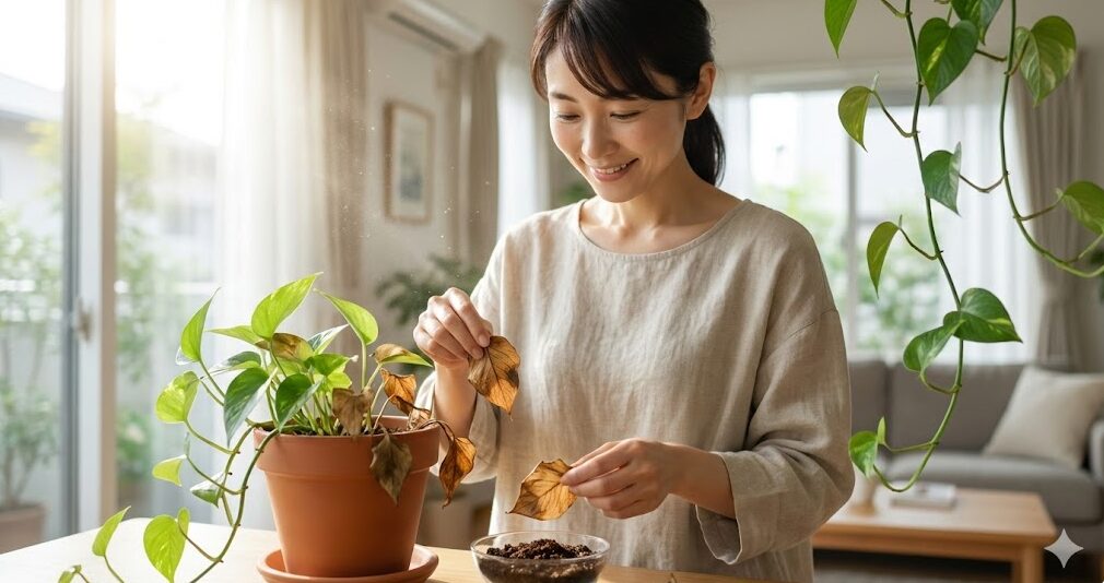 枯れた葉を手放して新しい運を呼ぶ