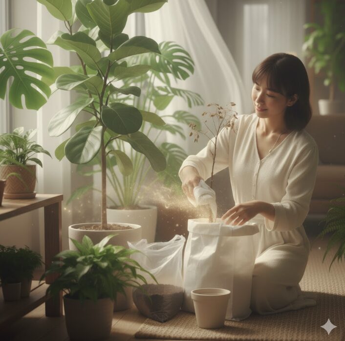 観葉植物を捨てる運気への影響