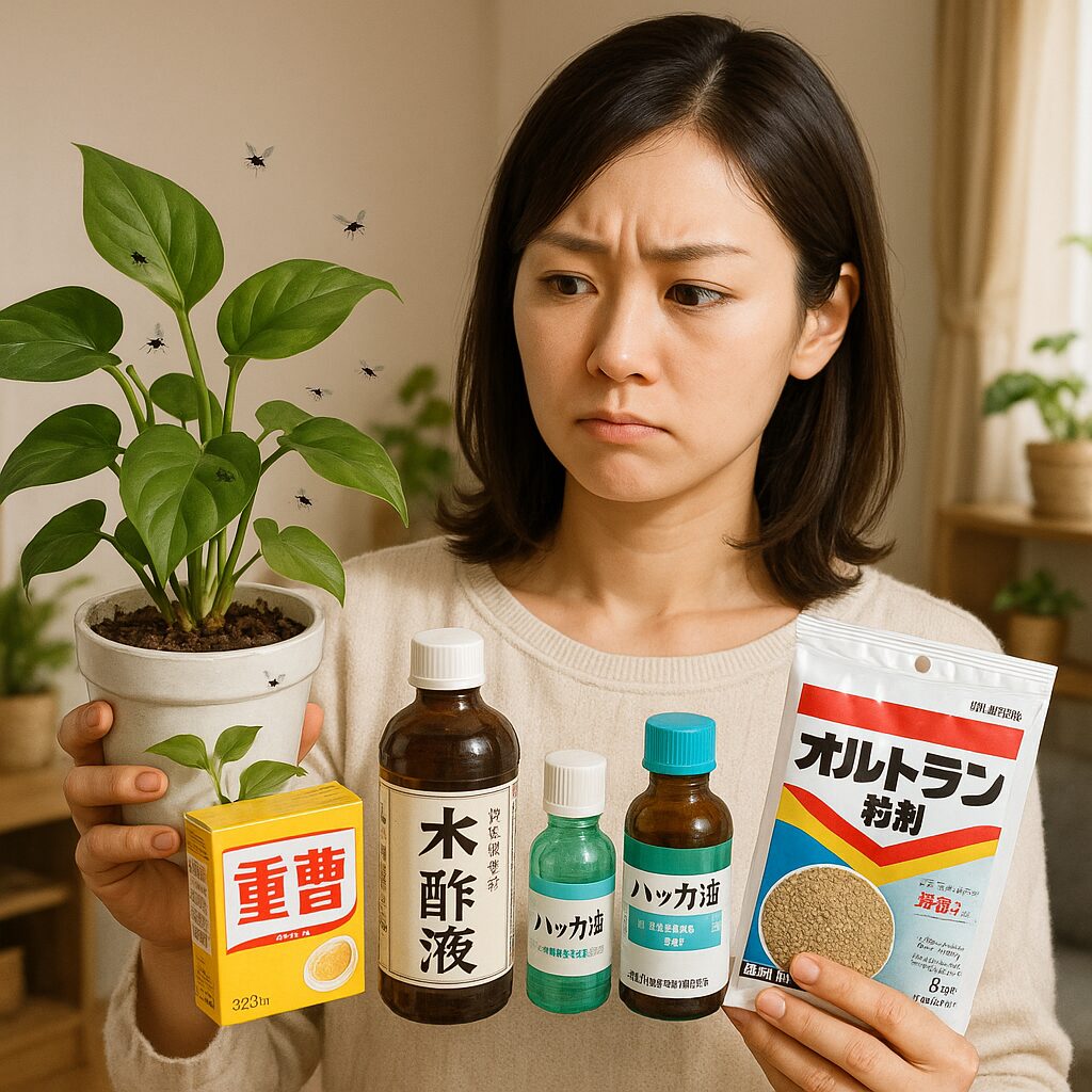 観葉植物 コバエ 駆除 ダントツ