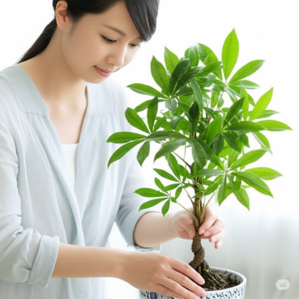 パキラ 編み込み ねじり 作り方