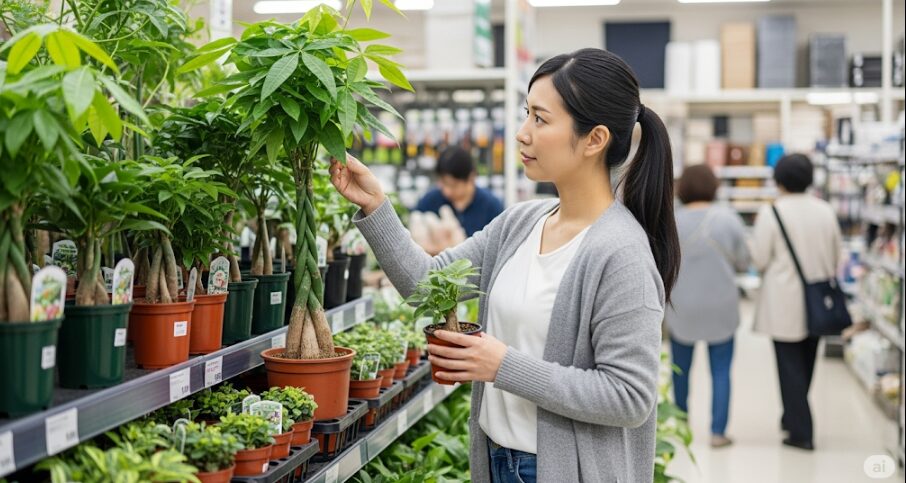 パキラ 実生 苗 見分け 方