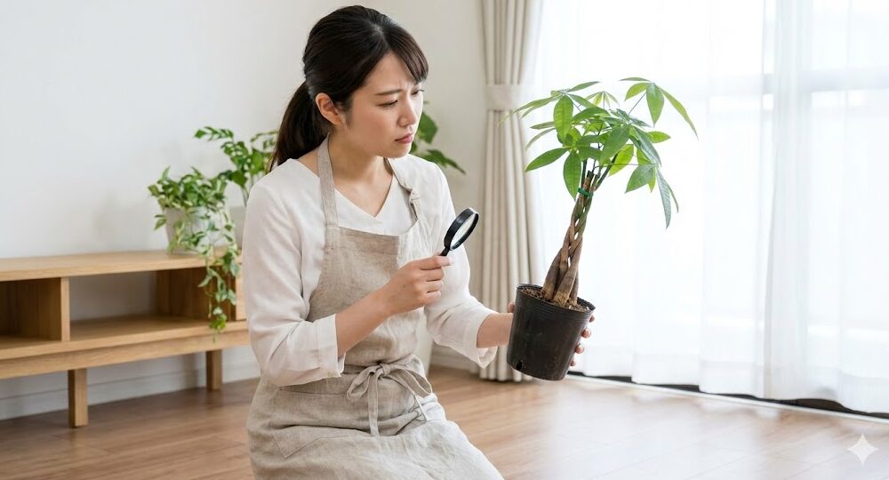 IKEAのパキラを植え替えるべき理由と時期